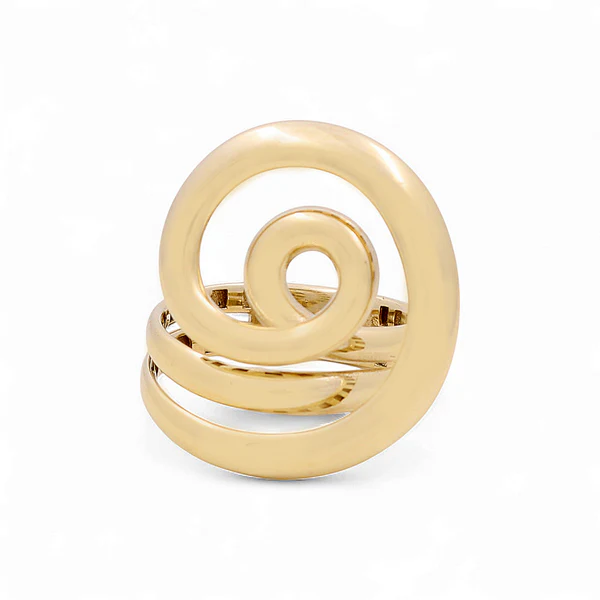 14K Yellow Gold Fashion Women's Ring / Size: 8.5 / Weight: 4.6 GR / DQWR4FS-75