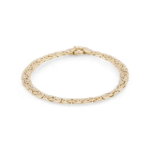 10K Yellow Gold Women's Byzantine Link Bracelet / Size: 7.5" / Weight: 5.9 GR / P10S-62