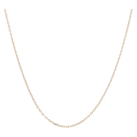 [:en]14K Yellow Gold Fancy Chain / Size: 16" 1mm / Weight: 1.5gr / LCL4CL1-16[:]