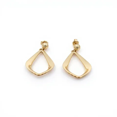 10K Yellow Gold Fashion Women's Stud Earrings / Weight: 4.2 GR / CQES0FS-1