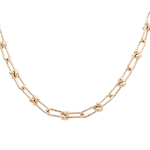 14K Yellow Gold Fashion Link Necklace / Size: 18” / Weight: 19.9 GR / CONK4FS-1