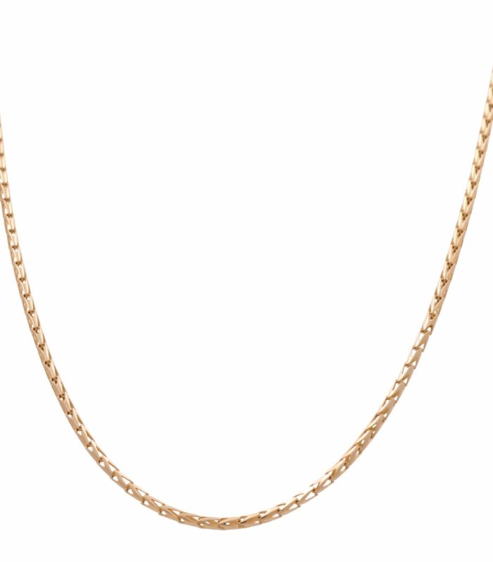 14K Yellow Gold Fashion Link Chain / Size: 24” / Weight: 15.6 GR / DQCH4FS-1