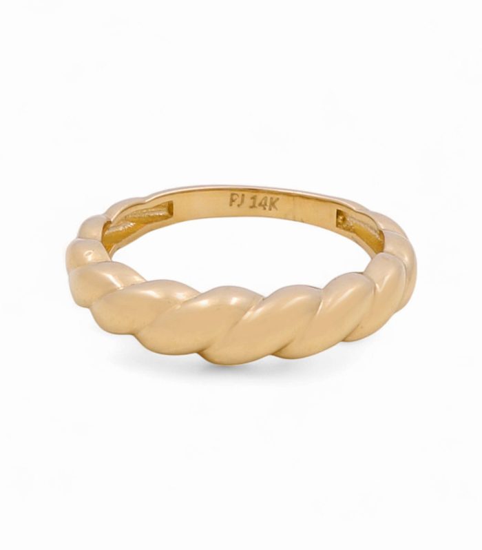 14K Yellow Gold Fashion Women's Ring / Size: 7 / Weight: 2.4 GR / DPWR4FS-22